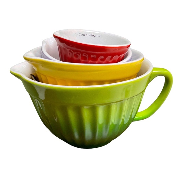 tabletops Kitchen New Nesting Measuring Cups Adorable Bright Solid Colors Closet Is Bogo